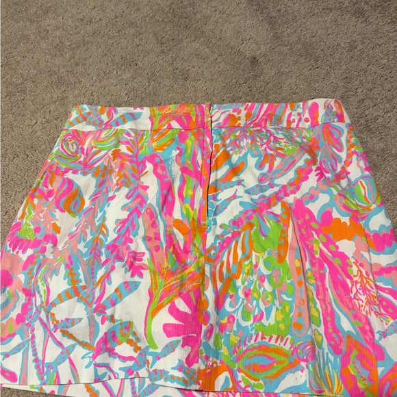 Lilly Pulitzer Marigold Skort Resort White Scuba to Cuba Sz 12 Like New - Picture 2 of 8